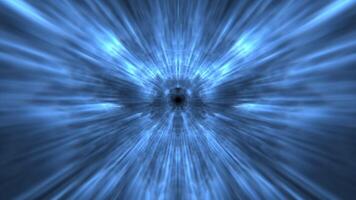Magic tunnel background with morphing energy clouds and surreal glow effect. Abstract animation of flying through ethereal corridor of shiny patterns. Motion graphics for art and science. 4K 60 fps video