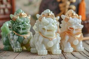 Jade Pixiu statue,pixiu symbol,pixiu Chinese,Pixiu is a symbol of good luck and money flowing in.Be prosperous and prosperous Prosper in business,wealth and wealth,people admire the business aspect. photo