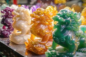 Jade Pixiu statue,pixiu symbol,pixiu Chinese,Pixiu is a symbol of good luck and money flowing in.Be prosperous and prosperous Prosper in business,wealth and wealth,people admire the business aspect. photo