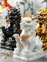 Jade Pixiu statue,pixiu symbol,pixiu Chinese,Pixiu is a symbol of good luck and money flowing in.Be prosperous and prosperous Prosper in business,wealth and wealth,people admire the business aspect. photo
