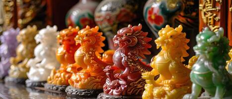 Jade Pixiu statue,pixiu symbol,pixiu Chinese,Pixiu is a symbol of good luck and money flowing in.Be prosperous and prosperous Prosper in business,wealth and wealth,people admire the business aspect. photo
