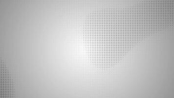 Simple minimalist grayscale abstract background with waves of halftone dots flowing across the frame. This modern elegant motion background animation is full HD and looping. video