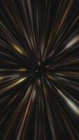 Vertical - Flying through a galaxy of stars, light beams and particles at super fast hyperspace warp speed. Starburst space tunnel concept. Looping, full HD interstellar motion background animation. video