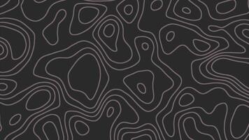 Topographic map style moving background animation with smoothly changing organic shapes. For your projects, presentations, digital content. 4k video