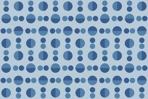 Geometric Pattern - Geometric Background - Abstract Background - Circles - Blue - Use in Print and Electronic Media, Packaging, Poster, Banner, Ad, Wall Art, Wallpaper, Apparel and Web Design vector