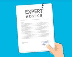 Expert advice, knowledge support and consulting vector