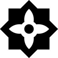 Simple decorative geometric shape vector