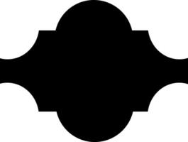Simple and minimalist decorative geometric shape vector