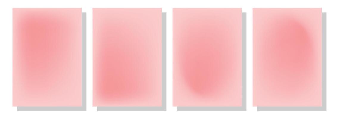 Set of abstract liquid backgrounds. Gradation mesh. Dark color blend effect. Blurred liquid colorful mix.