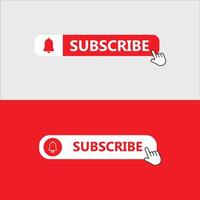 subscribe button for channel vector