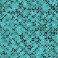 Turquoise greenish-blue color metaball seamless pattern for the background and other digital prints. vector