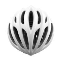 White Helmet with Black Dot in Center and Holes on Top on Transparent background AI-Generative png