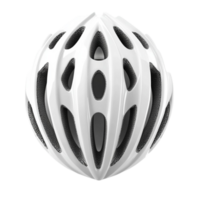 3D Rendering of Helmet with White Exterior and Black Interior on Transparent background AI-Generative png