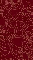 Animation of a moving red topographical background. Attractive overlay of topographic textures. For your projects, presentations, digital content. 4k video