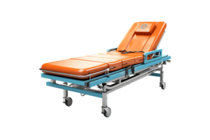 Single Fold Stretcher isolated on transparent background. png