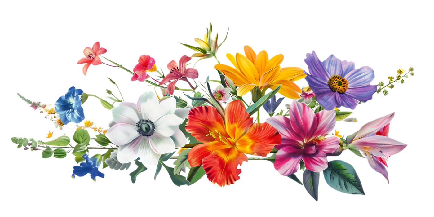 Transparent Flowers PNGs for Free Download