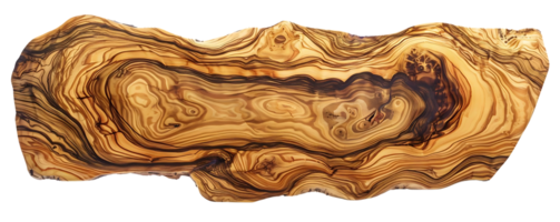 Olive Wood Grain Texture with a Transparent Background png