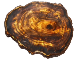 Intricate Tree Rings Displaying a Stunning Natural Pattern with a Transparent Background png