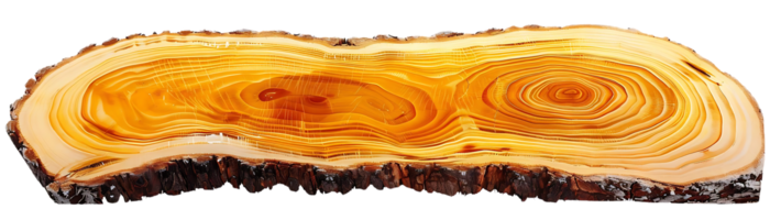 A Cross Section of a Tree Trunk with a Transparent Background png