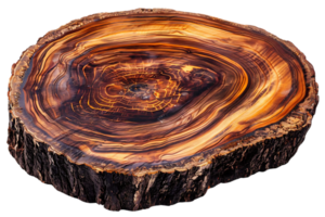 Stunning Natural Wooden Slice with Transparent Background for Rustic Decor and Crafts png