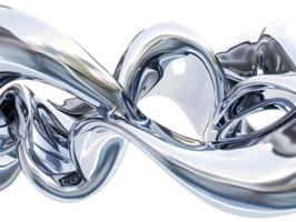 Abstract Liquid Metal Sculpture with Transparent Background, Abstract Metal 3D Design, Shiny Chrome, Fluid Metal, Abstract Art, Silver Fluid, Silver Abstract, Chrome Abstract, Chrome Design, Metal Sculpture, Liquid Metal Abstract, Abstract Background, Met png