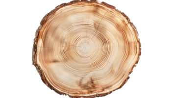 Tree Rings with a Transparent Background, Natural Wood Texture, Isolated Wooden Slice, Detailed Pattern, Circular Grain, Cross Section, Organic Material, Forest Element, Rustic Background, Nature Design, Decorative Element, Wooden Ornament, Tree Trunk, Tr png