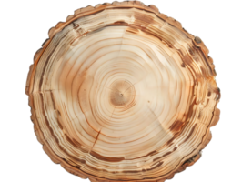 Tree Rings with Transparent Background, Isolated Wooden Texture, Cross Section of Trunk, Natural Growth Pattern, Circular Shape, Aged Wood, Wood Grain, Natural Material, Wood Background, Wood Texture png