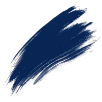 Blue Paint Brush Stroke on a Transparent Background, Abstract Art Design Element with a Sleek and Modern Feel, Ideal for Digital Projects, Websites, and Graphic Design. png