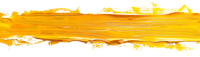 brillante amarillo pintar carrera en transparente fondo, un vibrante y resumen diseño elemento png