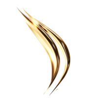 Golden Liquid Abstract Swirls Against a Transparent Background, Abstract Design Element with a Glossy Finish png