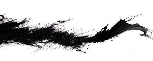 Abstract Black and White Swirl with Transparent Background, Perfect for Graphic Design and Web Design Projects png