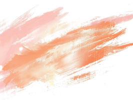 Abstract Peach and White Brushstrokes on a Transparent Background, Perfect for Design Projects and Digital Art. png