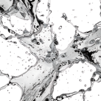 Water Splash with Transparent Background, Creating an Abstract Art Display png