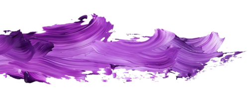 Abstract Purple Paint Stroke with a Transparent Background for Digital Design and Creative Projects png