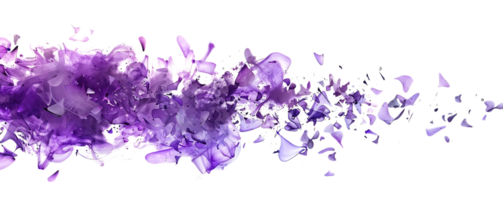 Purple Ink Exploding with a Transparent Background png