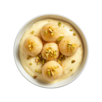 Laddu top view isolated on a transparent background png
