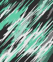 abstract grunge background with green and white lines vector