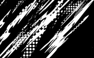 black and white abstract background with lines and dots vector