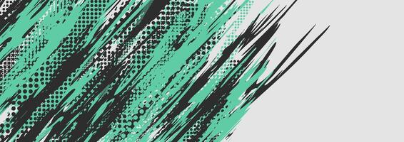 abstract green and black lines on a white background vector