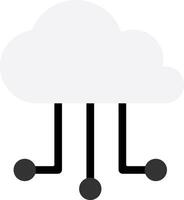 Cloud Network Data vector
