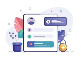 Sign In-Up UI Wireframe Concept vector