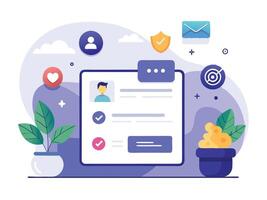 Wireframe- Sign Up and Log In UI Elements vector