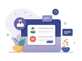 Visualizing User Onboarding Flow vector