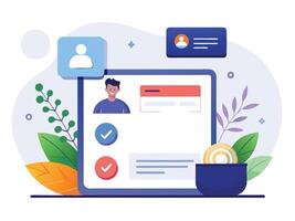 Visualizing the Sign Up-Log In Journey vector