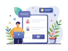 Deconstructing Sign Up and Log In vector