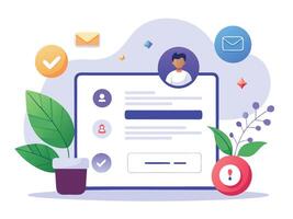 Wireframe- Sign Up and Log In UI Elements vector