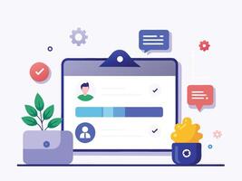 Sign Up-Log In Interface Exploration vector