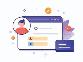 UI Elements Wireframe vector