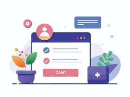 Sign In-Up UI Wireframe Concept vector
