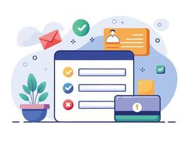 Core Sign In-Up Screen Wireframe vector